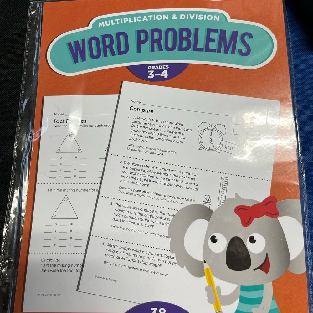 Teaching Tree Multiplication and Division - Word Problems